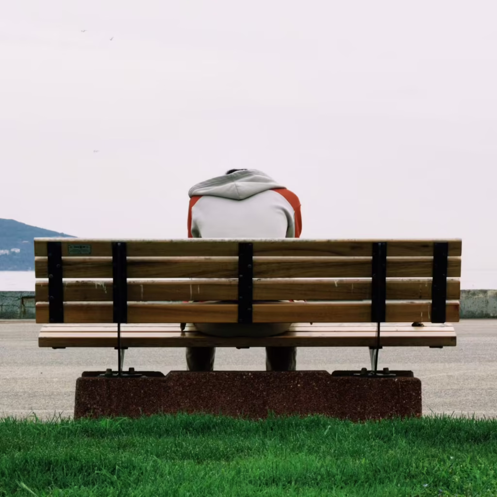 A man taking accountability during drug rehab by prepping to take a drug test